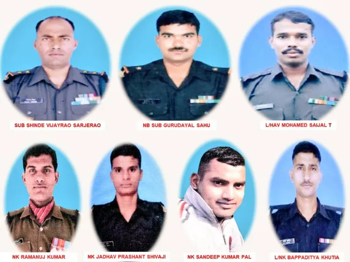 Seven soldiers who lost lives in accident. Source: Live Adalat