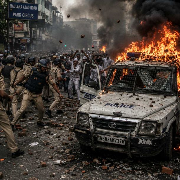 Kolkata Erupts Again as Protest Over Roadside Namaz Restrictions Turns Violent at Park Circus