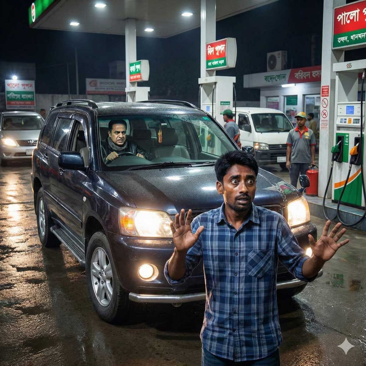 Another Hindu Killed in Bangladesh: Fuel Station Worker Ripon Saha Run Over for Demanding Petrol Payment, BNP Leader Abul Hashem and Driver Kamal Hossain Arrested