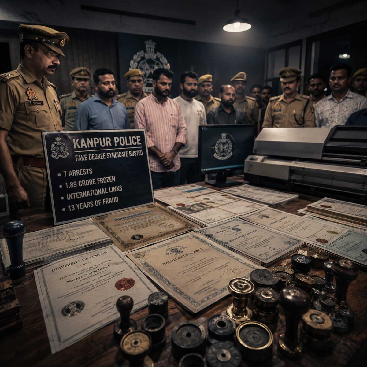 The Credentials Cartel: Inside the Transnational Fake Degree Syndicate of Kanpur