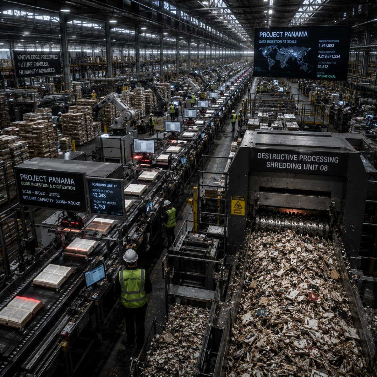 The Shredder’s Apprentice: Inside Anthropic’s Secret ‘Project Panama’ and the Industrial Destruction of Human Literature