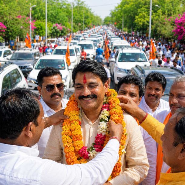 BJP Removes MP Leader After 120-Vehicle Rally Defies PM Modi’s Call for Fuel Conservation