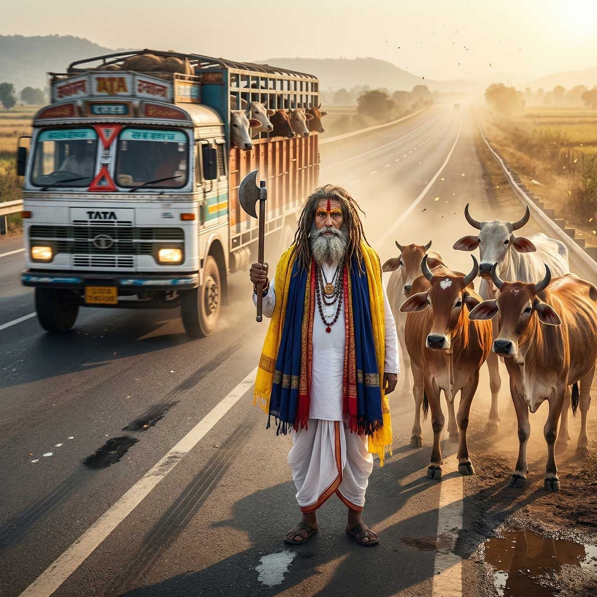 Gau Rakshak Chandrashekhar alias Farsa Wale Baba killed in Mathura, highway protests trigger unrest