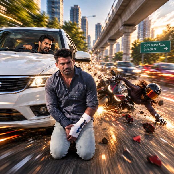 Gurugram Biker Sia Hit-and-Run Case: Driver Kalyan Bainsla Apprehended in Rajasthan, Upgraded to Attempt-to-Murder Charge
