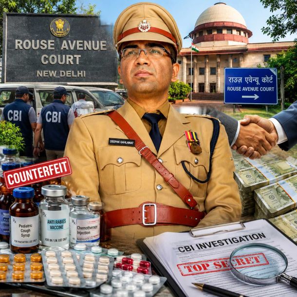 The Shadow of the Aviator: Inside the ₹3-Crore Bribery Plot to Sabotage India’s Spurious Drug Probe