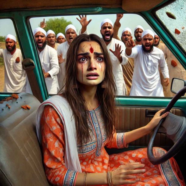 Stone Pelting and Assault on Devotees Returning from Hanuman Chalisa Recital, Several Injured; Incident Occurs in Police Presence!