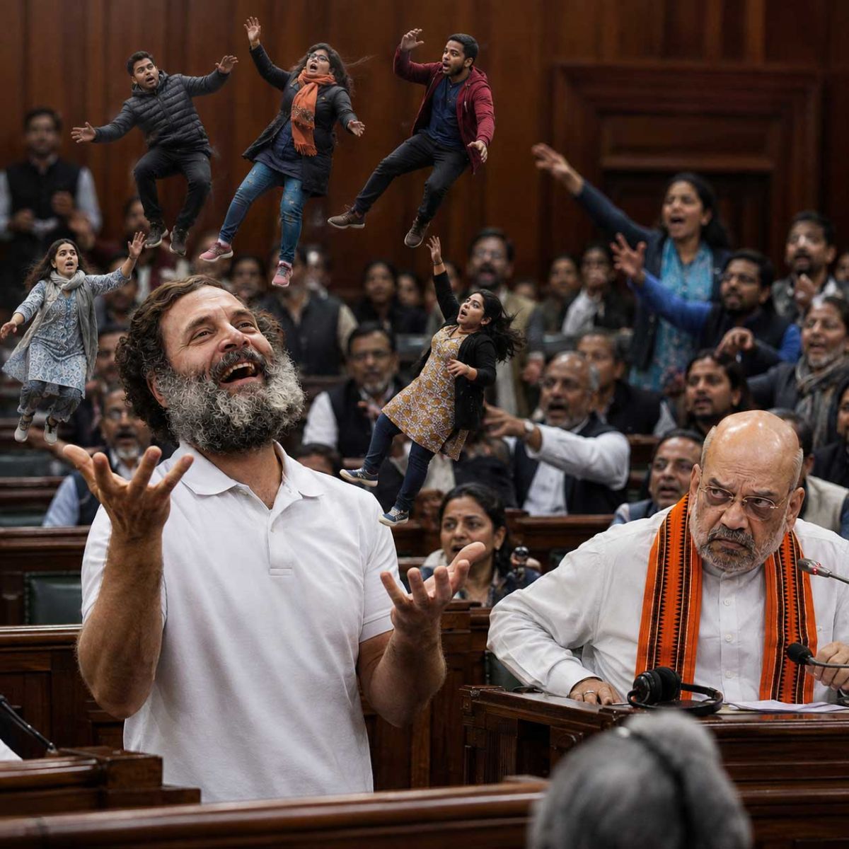 Congress Chooses Political Drama Over Student Welfare: Rahul Gandhi Rejects Amit Shah’s 24-Hour Debate Offer