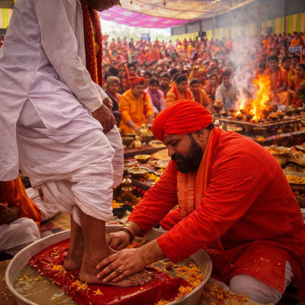 Ceremonial Homecoming: 104 Revert to Sanatan Dharma in Chhattisgarh