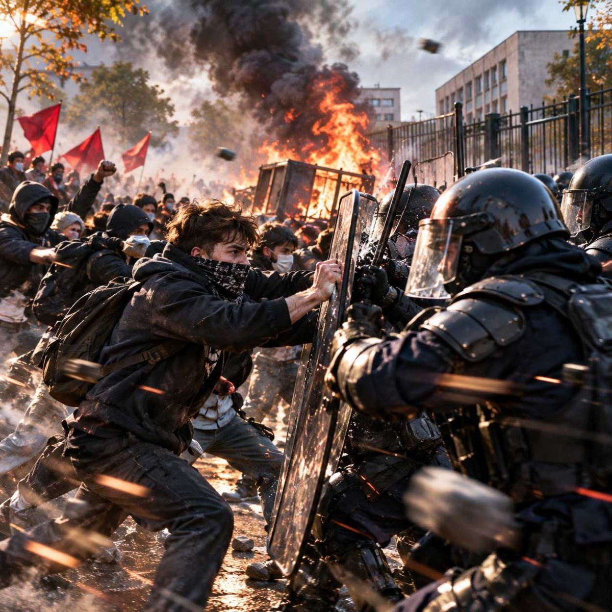 The Autumn of Barricades: Inside the French High School Revolt