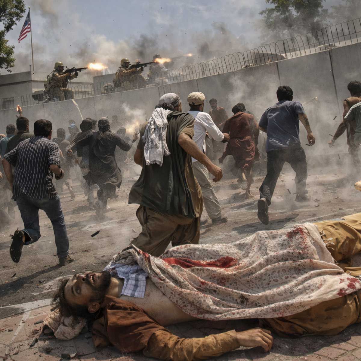 US Consulate in Karachi Targeted After Reports of Ayatollah Khamenei’s Assassination; Eight Dead, Dozens Hurt