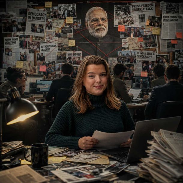Investigating the Norwegian Reporter Heckling PM Modi: A Sudden Viral Spectacle, Questionable Motivations, and the Firm MEA Pushback