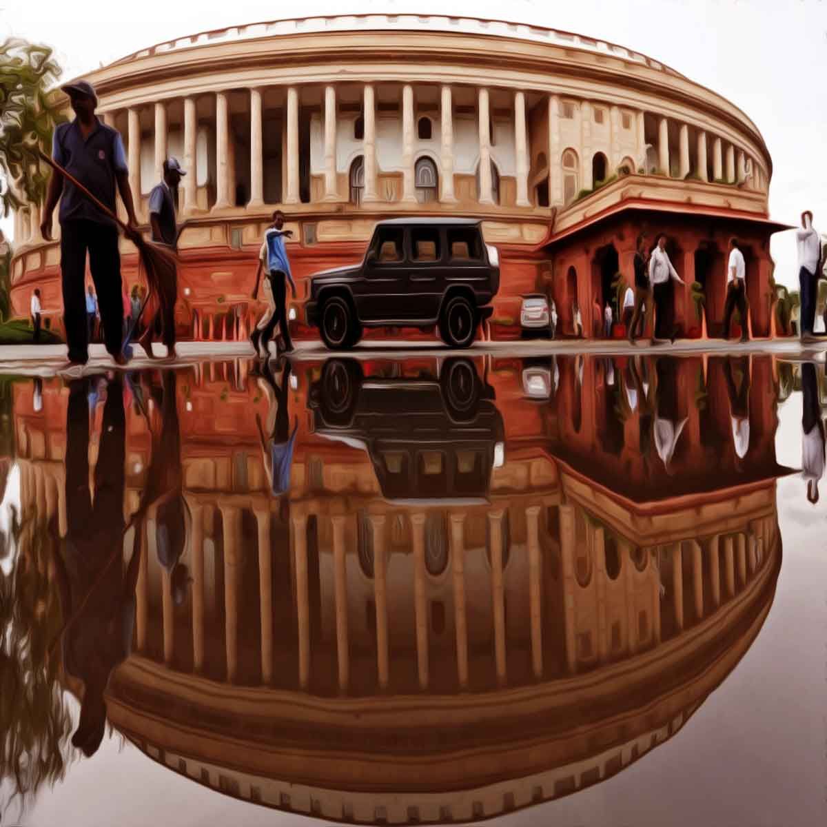 The old Parliament building, which was built in 1927, was designed to accommodate a much smaller government than what exists today