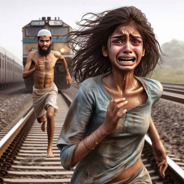 UP: Minor Hindu Girl’s Dismembered Body Found Near Railway Tracks, Family Says Farihad Took Her to Mosque and Converted Her to Islam Before Killing Her