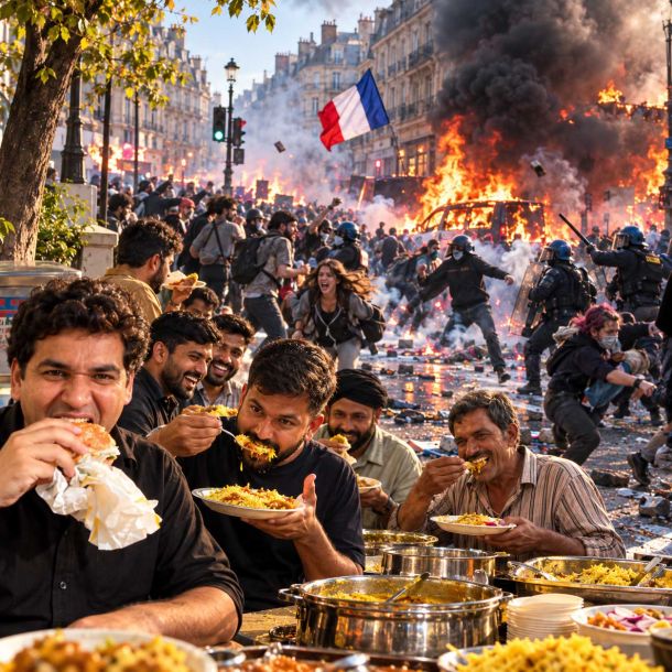 Human Rights Body Reveals Stark Hypocrisy: Swift Alarm Over Indian CJP Demonstrations, Yet Soft Pleas For Talks Amid Massive Looting And Arson Across Europe