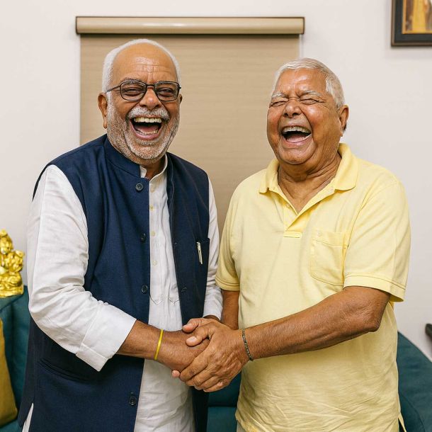 Retired Judges question Opposition’s VP candidate for meeting with convicted Lalu Prasad Yadav