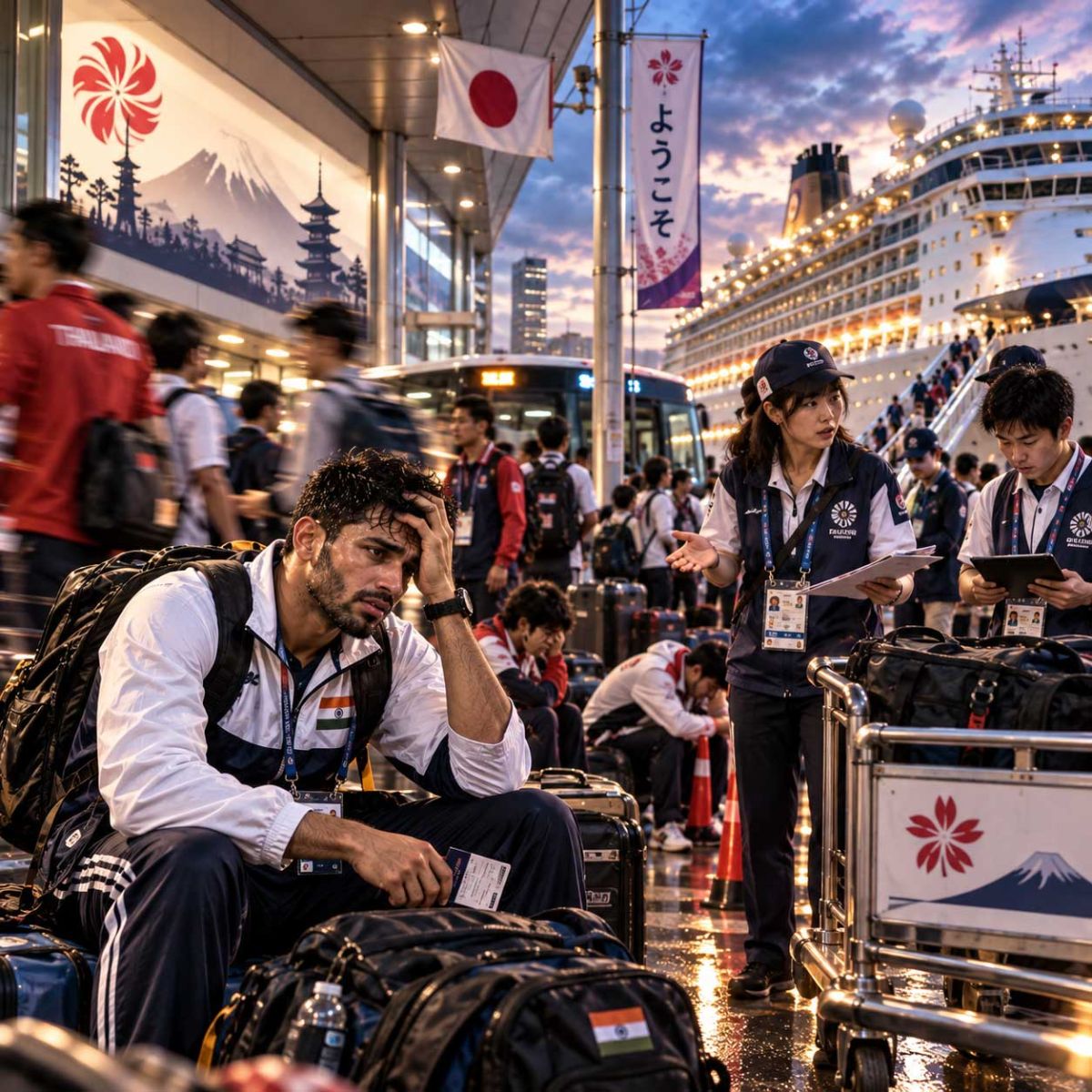 Asian Games 2026: Accommodation Chaos Leaves Athletes Waiting for Hours in Nagoya