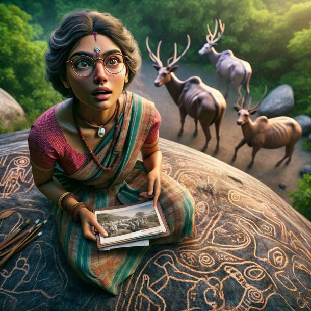 Research team from Karnatak University Dharwad unearths pre-historic rock art site in Uttara Kannada