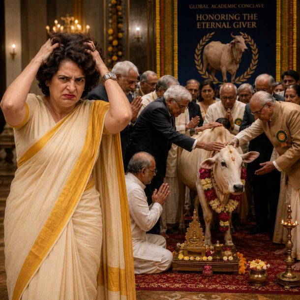 Outrage Over Parliament Remarks: 215 Academics Condemn Priyanka Gandhi in Open Letter Regarding Her 'Gaumutra Expert' Comment Directed at IIT Madras Director Professor V. Kamakoti