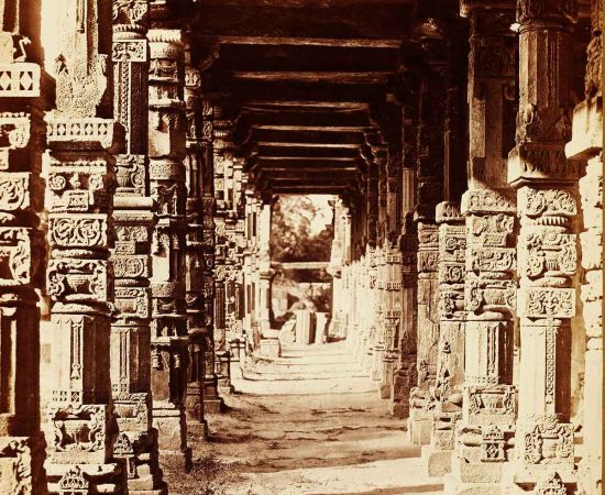 Interior of the Hindoo Temple in Kootub