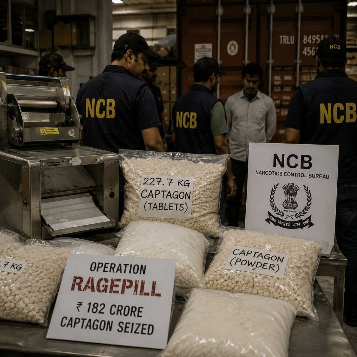 India Cracks Down on Global Captagon Network Under Operation Ragepill