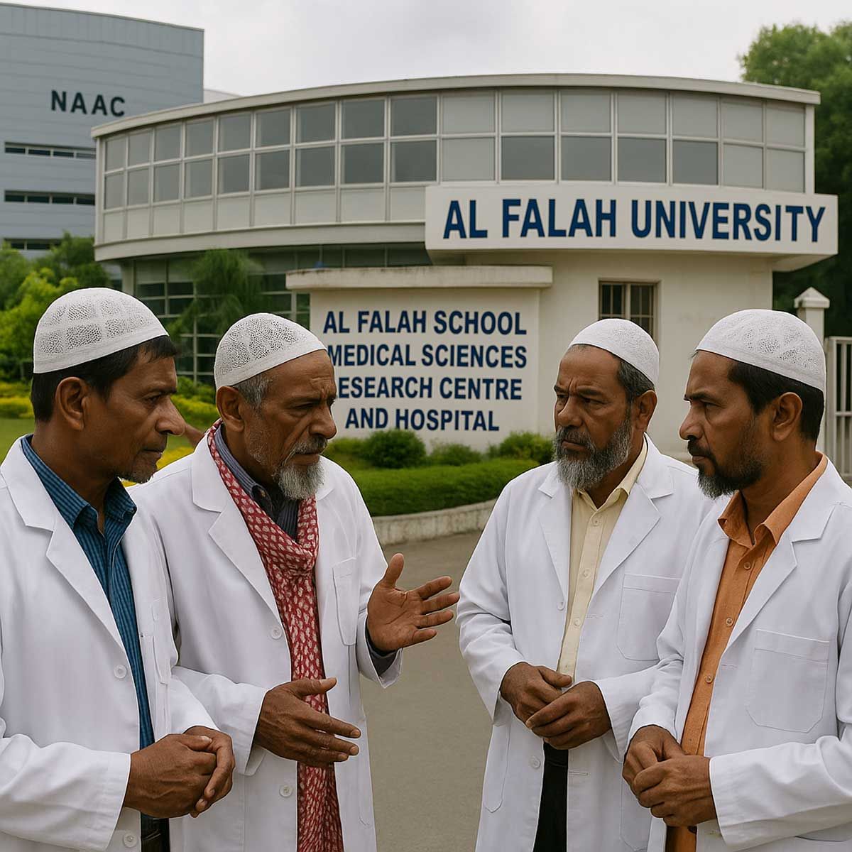 Surgeon with Past Ties to Al-Falah University Detained in Punjab