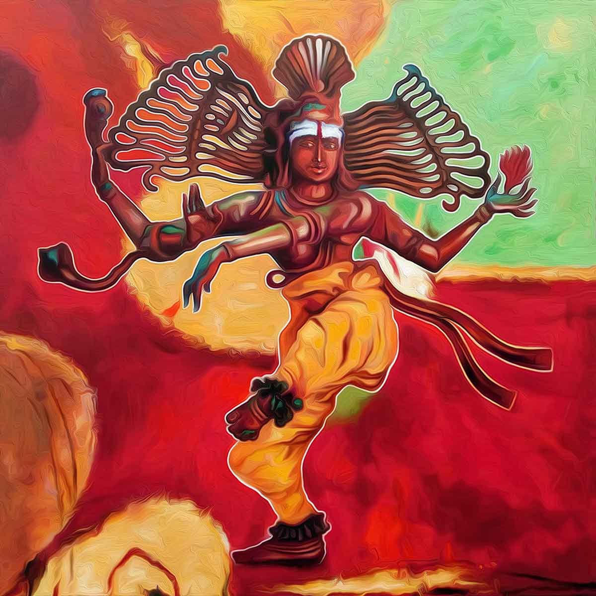 Brass Urthava Tandava Shiva Statue Dancing on the Head of Apasmara, the  Dwarf of Ignorance 20
