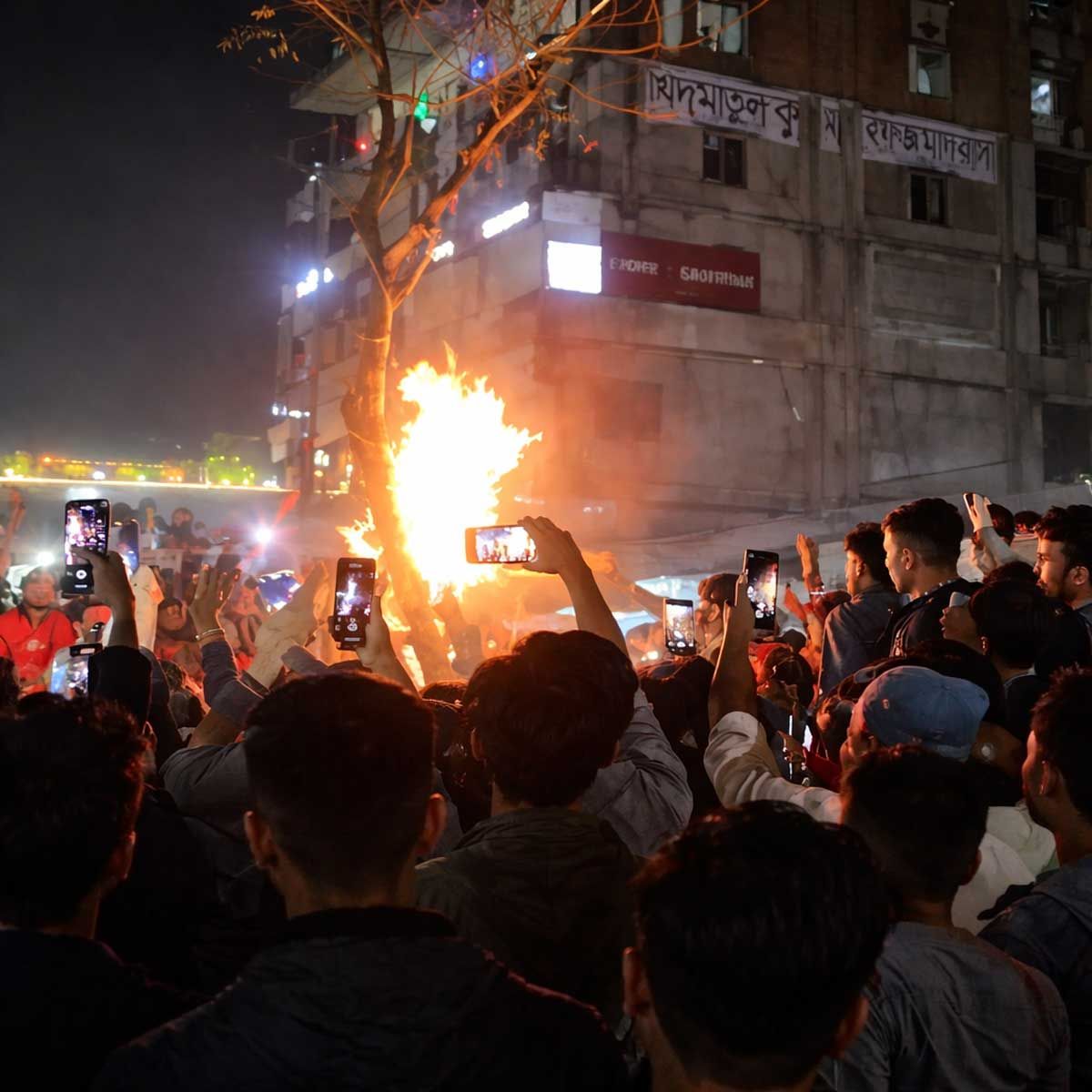 Bangladesh: Hindu man Dipu Das beaten to death by Muslim mob in Bhaluka, body tied up and burned alive over blasphemy claims