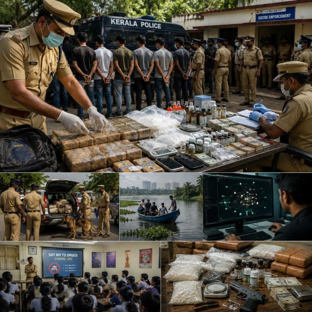 Dark Web Networks, Narco Mafias, and a Generation at Risk: Inside Kerala’s Massive State-Wide Crackdown