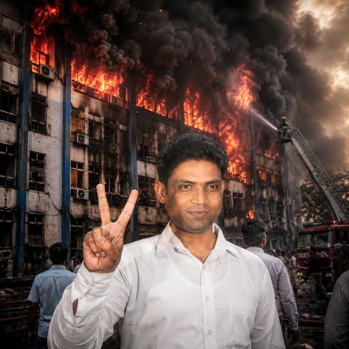 Flamboyant Blaze Raises Sabotage Suspicions at South 24 Parganas District HQ