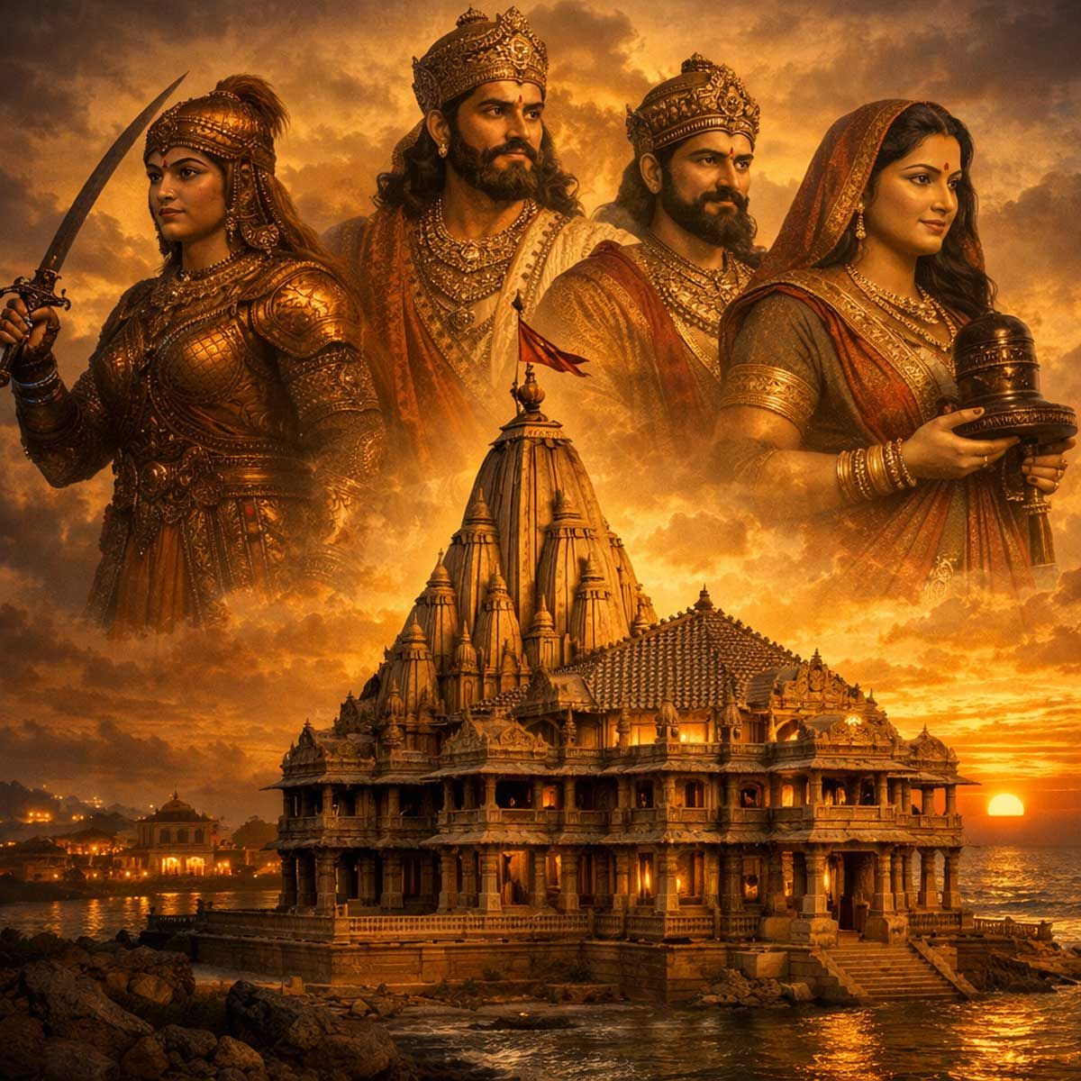 Incessant Invasions, Unyielding Spirit: How Hindu Kings Preserved Somnath as the Anchor of Sanatan Civilization