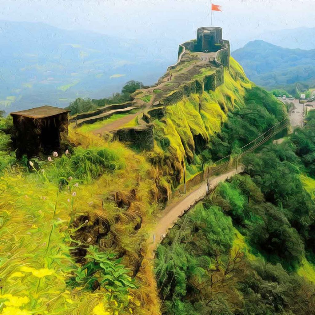 Pratapgad Fort Maharashtra Which Recaptured By Stock Photo 1869488770 |  Shutterstock