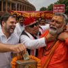 Saffron Robes and Parliamentary Satire: Unpacking the Ram Mandir Donation Controversy