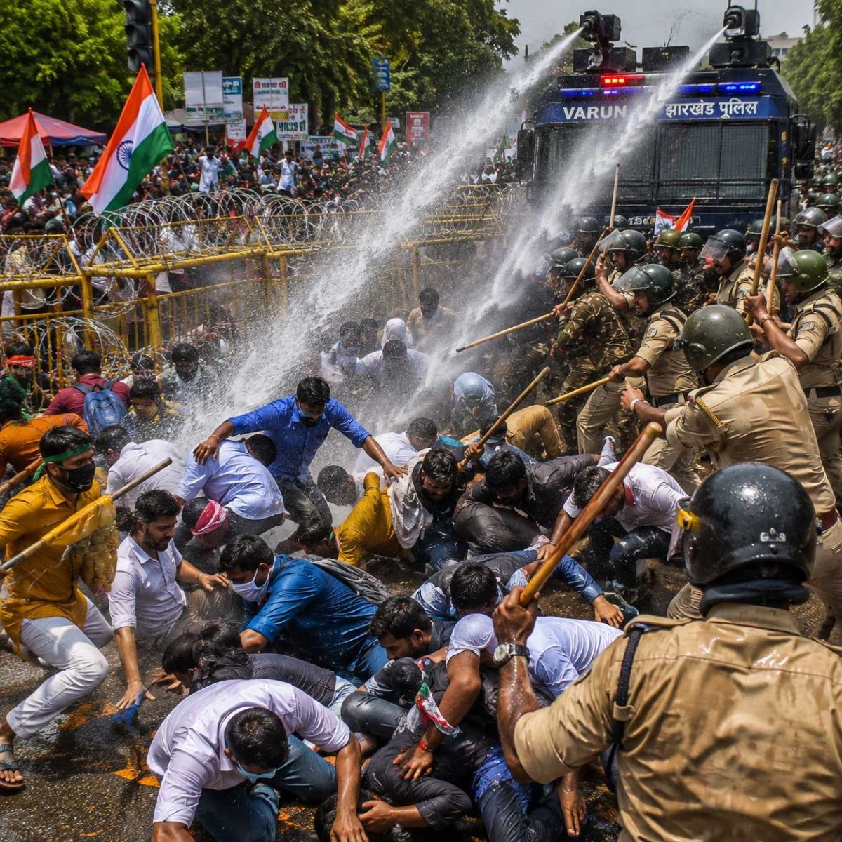 Double Standards in Public Demonstrations: How Tactics Condemned in Delhi Are Treated as Normal in Jharkhand