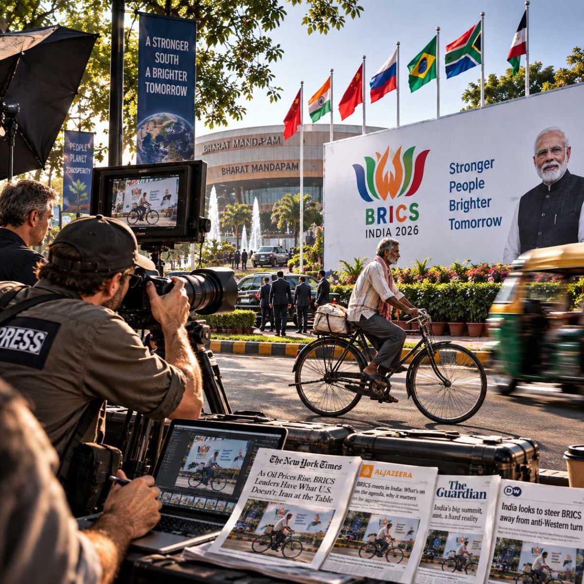 From Snake Charmers to Poverty Props: The International Press and Its Skewed Visual Framing of India at the BRICS Summit