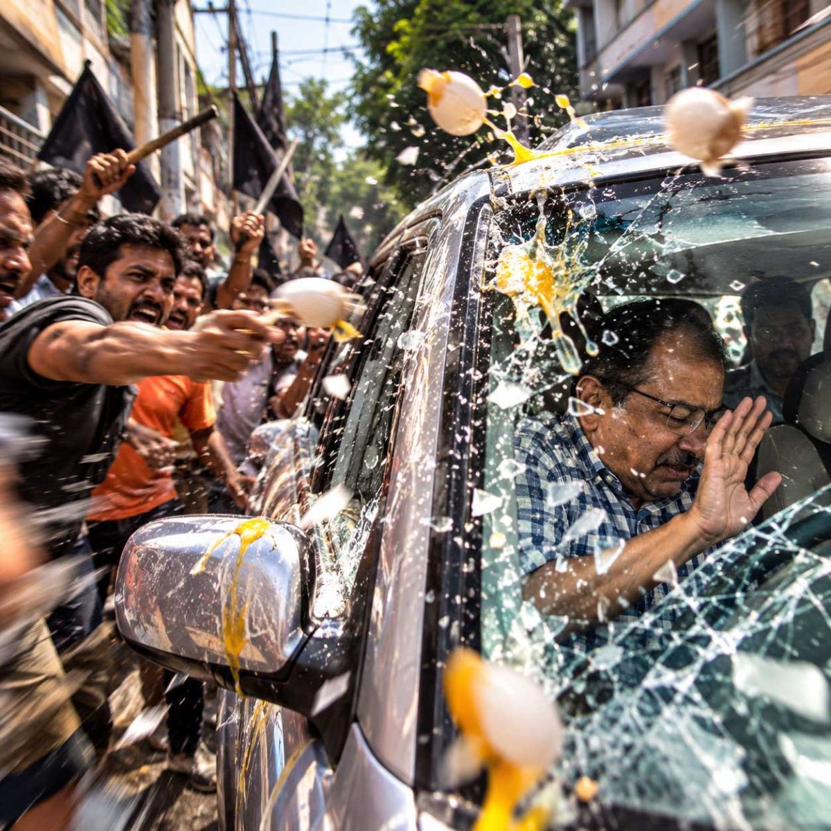 Bengal Strife: Projectiles Target Trinamool Lawmaker Kunal Ghosh’s Vehicle; Saffron Front Blames Internal Feud