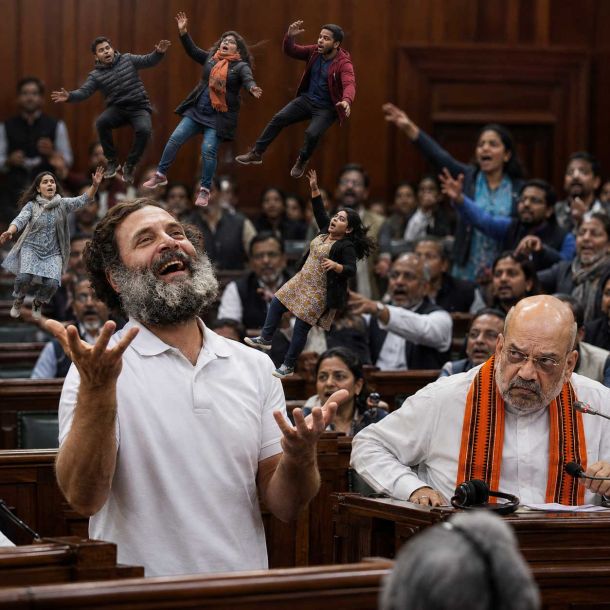 Congress Chooses Political Drama Over Student Welfare: Rahul Gandhi Rejects Amit Shah’s 24-Hour Debate Offer