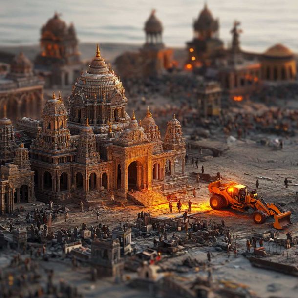 Gujarat: Illegal religious structures, including a mosque, a 500-year-old graveyard, and dargahs close to Somnath Temple demolished