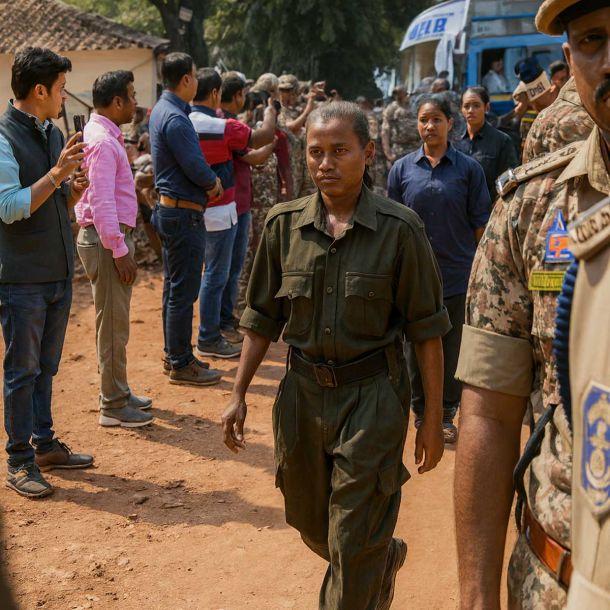 208 Naxalites, Including Central Committee Member Rupesh, Surrender in Chhattisgarh; North Bastar Declared Red-Terror Free