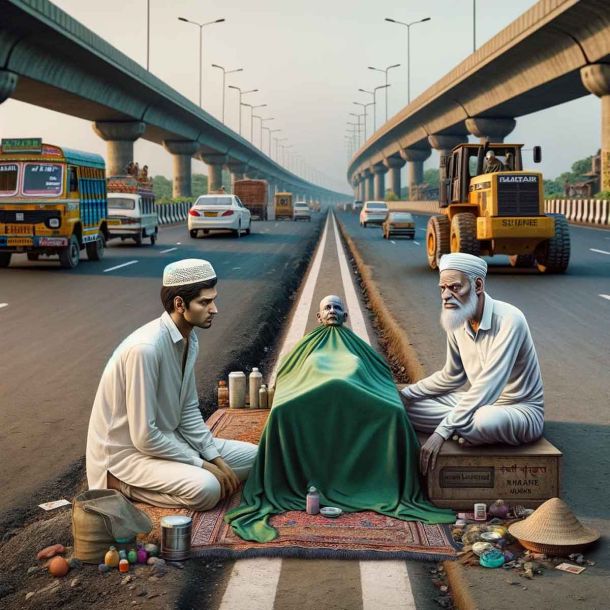 Maharashtra: Illegal mazar built on national highway demolished after BJP MLA Nitish Rane raises the issue of encroachment in state assembly