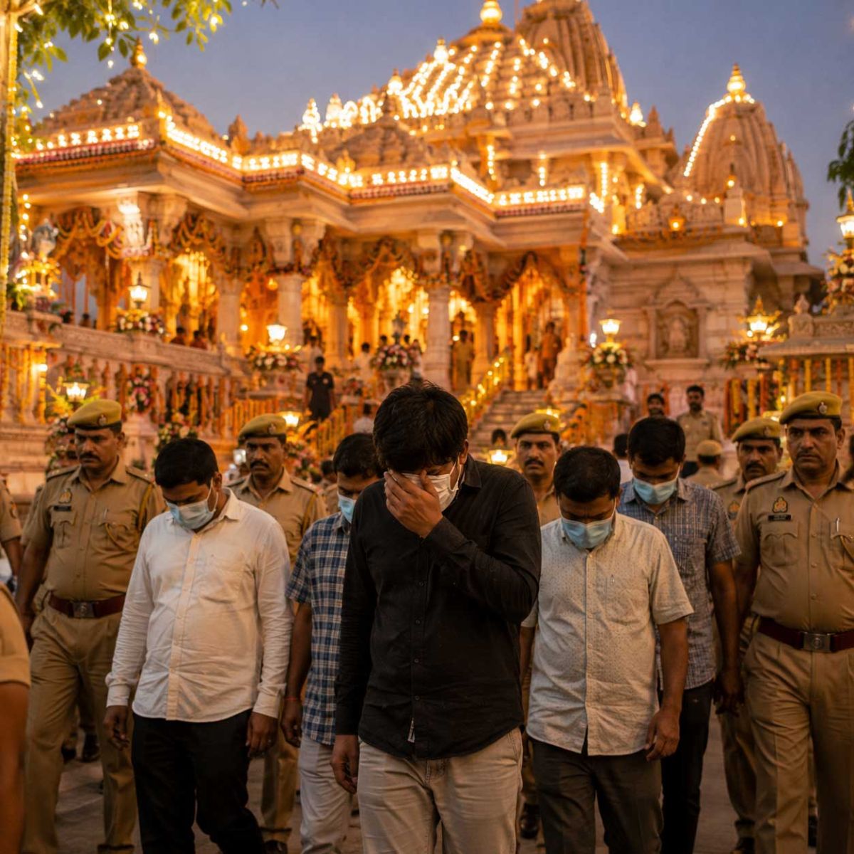 Meet the eight suspects taken into custody by law enforcement regarding the Ram Mandir donation theft investigation