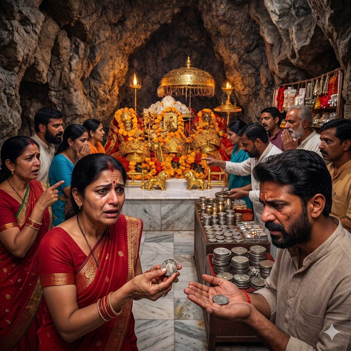 Major Fraud Exposed: Government Mint Finds Counterfeit Silver in Vaishno Devi Offerings