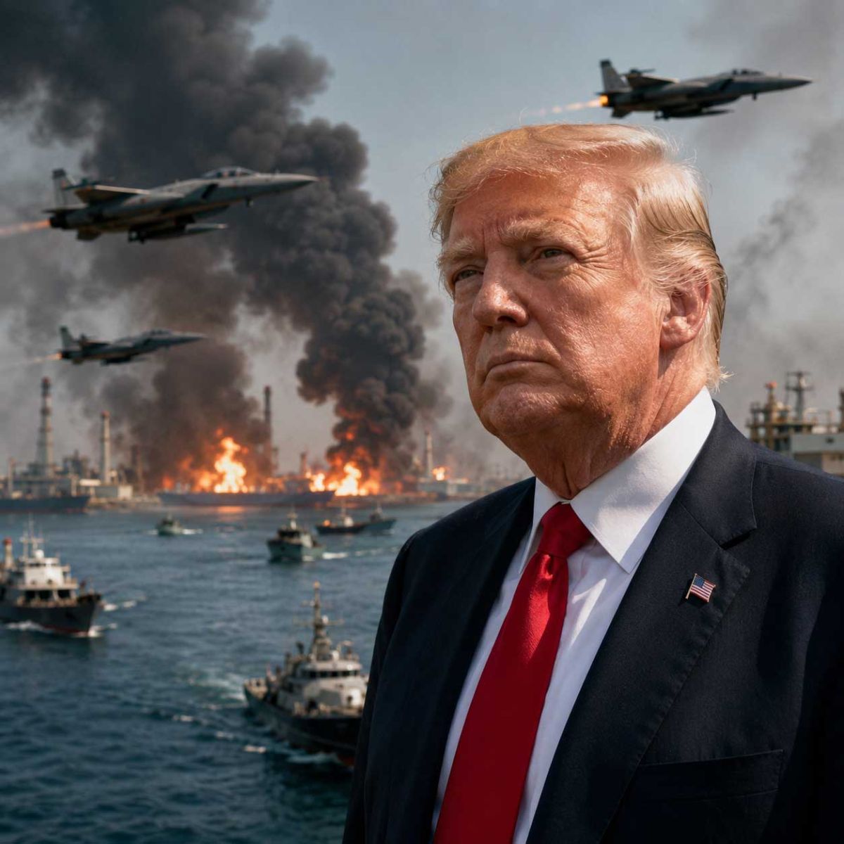 New Strikes Shake the Gulf as Washington Warns Tehran of Complete Destruction