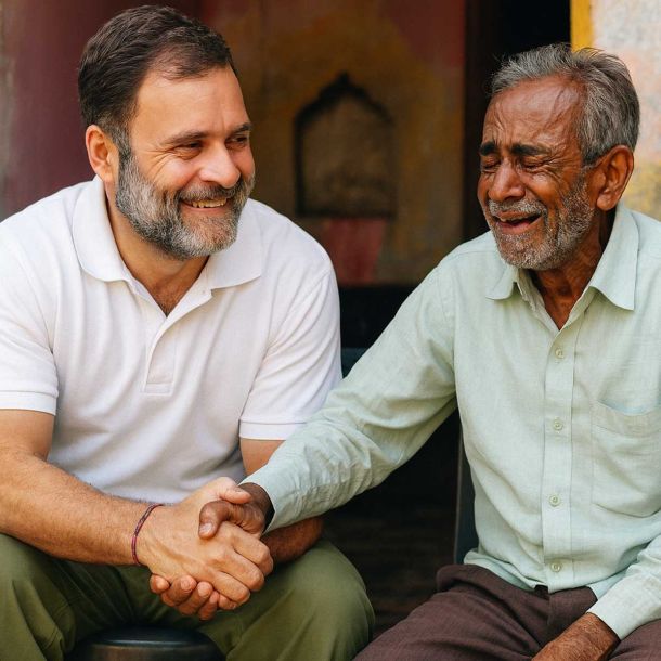 UP: Hariom Valmiki’s Family Rejects Rahul Gandhi’s Political Narrative, Congress Leader Pushes False ‘Caste Atrocity’ Line After Meeting Them