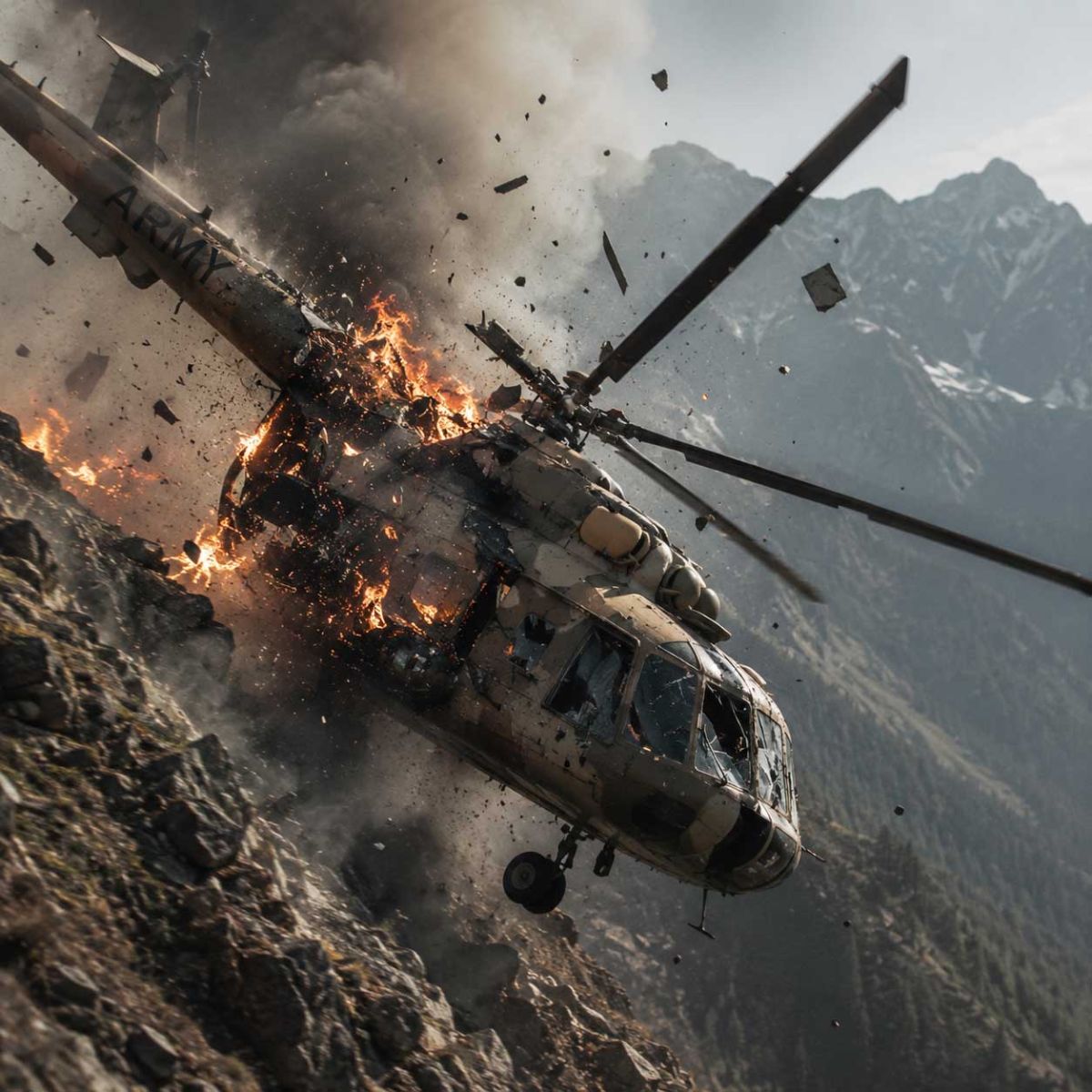 Military Aircraft Fatal Crash Over Restive Muzaffarabad Valley